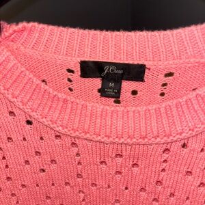 Pink J Crew Sweater